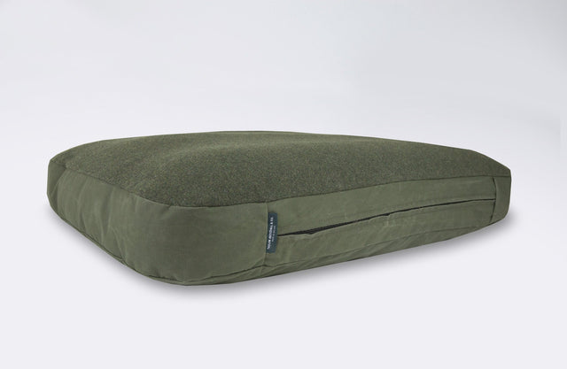 Olive Wool & Waxed Cotton Canvas Cover Spare