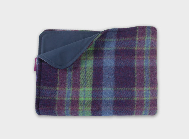 Atlantic Plaid Wool & Waxed-Cotton Pet Blanket