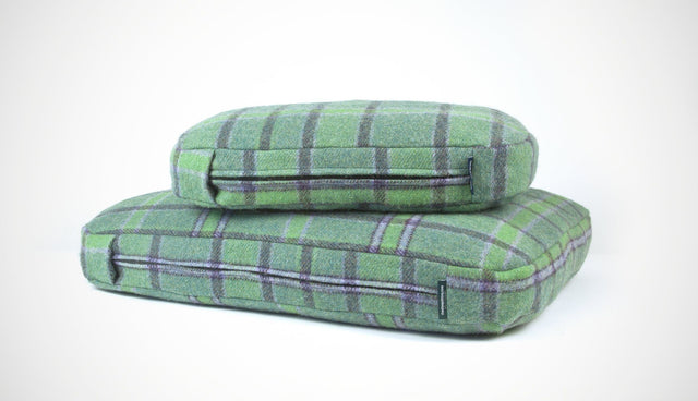 Premium dog bed covers made from Irish woven blanket wool