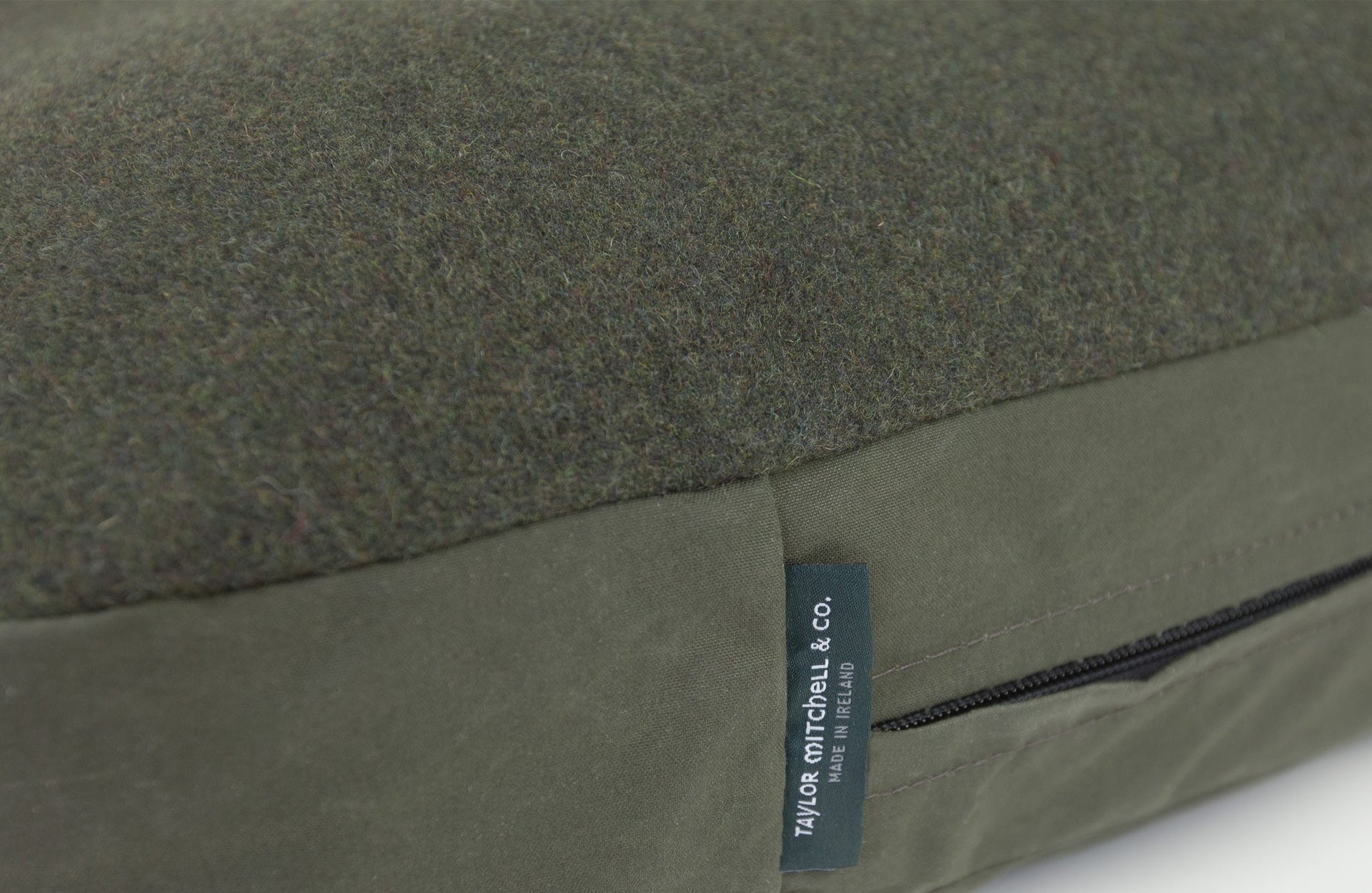 Olive Wool & Waxed Cotton Canvas Cover Spare