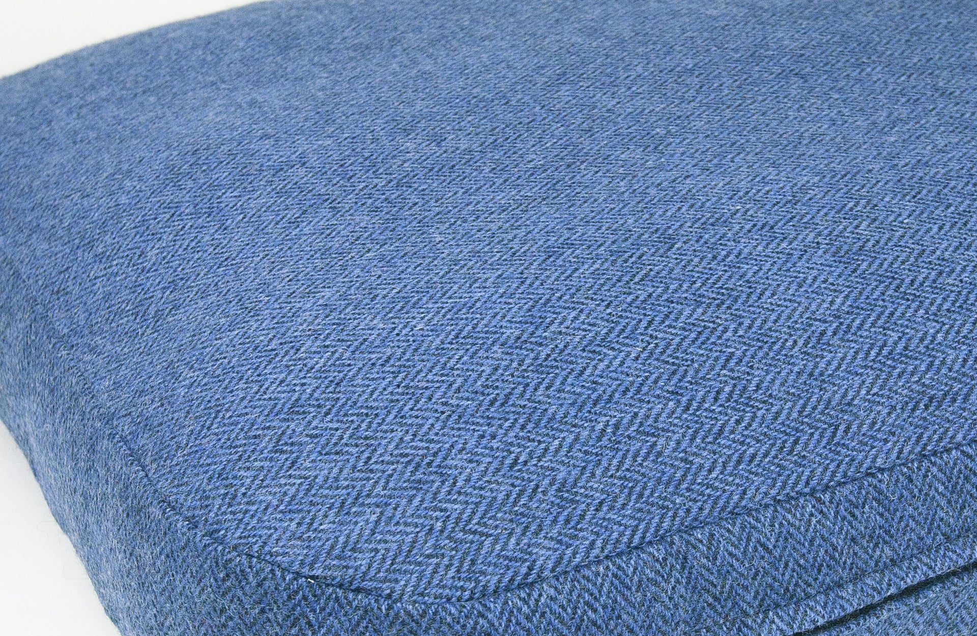 Herringbone Tweed Wool Dog Bed