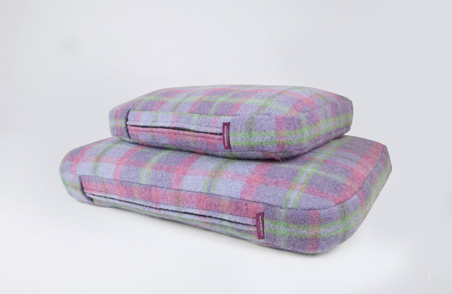 blanket wool dog bed cover in Glenhest Heather